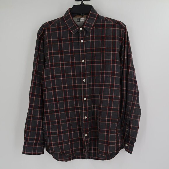 SAKS Fifth Avenue Threads Men's Plaid Button Down Size Medium - Picture 1 of 7